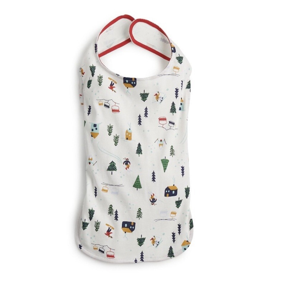 Pet LC Lauren Conrad Jammies For Your Families Cream Snowy Skier Bodysuit New
